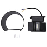 12W Outdoor LED Wall Lamp IP65 Waterproof Aluminum Up and Down Lighting Wall Light AC85265VBlack V1294-YM0901-3119210015112