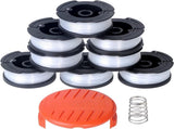 10 PCS AF-100 String Trimmer Line Replace, 30ft 0.065-inch AF-100 String Trimmer Replacement Spool V1259-DP01-A-3902