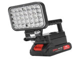 LED Work Light Battery Powered Handheld Flashlight with Dual USB Ports Cordless Lamp for Outdoor V1294-YM0901-3119250084612