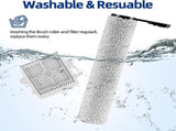 Soft Roller Brush and Vacuum Filter Replacement Compatible with Roborock F25/ F25 ACE/ F25 ALT/ F25 V1258-DP02-F-794