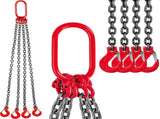 4 Legs Lifting Hook Chain Sling 2Mx8MM, 4T Lifting Chain Sling Legs Steel Factories Steel Powder V952-GLSJG80SZGL8MMX2MV0