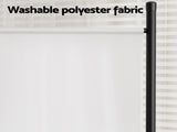 Artiss 3 Panel Room Divider Screen 260x180cm Fabric White RD-D-PLY-260-WH