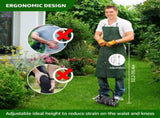 Lawn Aerator, Automatic Dirt and Leaf Clean Design, Heavy Duty Manual Lawn Aerator Tool with 15 Iron V1107-119-66647