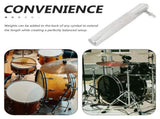 Pair of 2 Crash Cymbal Holder Weights Drum Accessories Balancing and Secure Setup V1370-AZ4-16301
