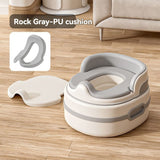 children's toilet, multifunctional potty, kids bathroom accessory, toilet training aid, Zibang V1106-113-06087-GRY-SOFTCUSHION