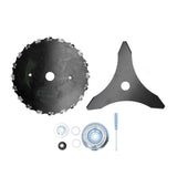 3 Tooth Brush Cutter Blade 20T Circular Chain Saw Blade Adapter Kit Garden Tool Parts V1294-YM0901-3111210118211