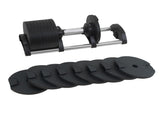 Powertrain Eon Dial Up 36KG Adjustable Dumbbell - Black DMB-B10-036-1