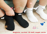 4 Pair Couple Holding Hands,Funny Magnetic Suction 3D Doll,Unisex Mid-Tube,Novelty V1259-DP01-A-3034