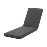 Gardeon Outdoor Chaise Lounge Cushion Lounge Chair Pad Sunbed Mattress Grey OLC-LOUNGE-S-GR