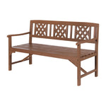 Gardeon Outdoor Garden Bench Wooden Chair 3 Seat Patio Furniture Lounge Natural ODF-BENCH-3SEAT-NTL-AB