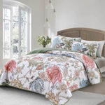 Warm and Inviting Quilted Bedspread and Pillowcases Set: Designed for Relaxation - Queen size V745-MAC080611Q13U