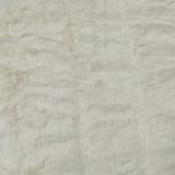Harper Soft Ruched Pattern Faux Fur Throw Rug 127 x 152 cm Ivory V442-ATX-THROW-HARPER-IVORY-RE