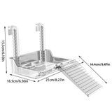Reptology Turtles Toppers Set Tortoises Sunbathing Shelf Amphibians Tanks Platform for Enhances Pet V1369-AZ3-W-13814