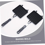 Waffle Mold Pan - Aluminum Nonstick Waffle Baking Dish for DIY Breakfast Waffles V1263-JX-4471