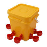 Automatic Chicken Waterer Cup with 12L Handheld Barrel Poultry Drinking Equipemnt for Goose Duck V1294-YM0706-3111230182714