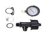 High Flow Manual Air Relief Valve Pool Filter Air Relief Valve with Pressure Gauge Replacement O V1294-YM0901-3111240117111