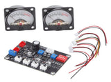 2pcs VU Level Meter Power Amplifier VU Panel Meter with Driver Board for Recording Studio 12V18V V1294-YM0715-3114220050011