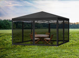 Mountview Gazebo Pop Up Marquee Outdoor Black UA0144-BK