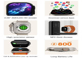 U4A Smart Watch, Bluetooth Calling Fitness Smartwatch, silver V1300-U4A-SILVER