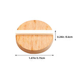 Worgeous Resonator Biscuit Bridge Kit Crafted from Wood and Ox Bone for Guitar Durable Light Brown V1189-LWWAL-20260327-03457