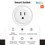 4 Pack Smart Socket 2.4GHz WiFi Only TY APP Remote Smart Sharing 10A Smart Plugs with Voice V1294-YM0901-HS7082