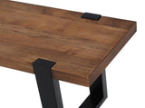 Levede 2x Dining Bench Chairs Wooden 140cm CH1046-2-140