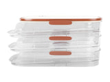3 Layer Automatic Rolling Egg Storage Box Egg Organizer Egg Storage Container with Lid for V1294-YM0901-3118240203712