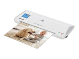 Devanti A4 Laminator Machine, Hot & Cold Thermal Fast Lamination Anti-Jam Laminator for Office LAMI-OL281-A4-WH