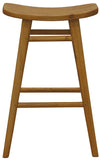 Aria Oval Solid Timber Counter Stool V199-BR068OVR