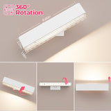 Wireless Vanity Lights for Mirror Set of 2-4000mAh Rechargeable Stick On Makeup Light with CCT Modes V1171-CB-COM001679-2