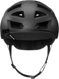 Bern Mens Allston Cycling Bike Helmet w/ Flip Visor - Matte Black - S/M V563-ALLSTON-MBLK-S_M