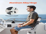 Boat Seat, High Backrest, Folding Fishing Boat Seat with Thickened Sponge Cushion & Waterproof PVC V952-ZDCZYGKB2JHHOSF4P001V0