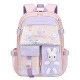 Girls Backpack Elementary School, Bunny Backpack for girls Cute Kids Laptop Bag Kindergarten V1370-AZ4-05500