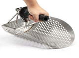 Beach Sand with Extra Handle Metal Detecting Tool Stainless Steel Water Metal Detecting Sand V1366-AZ2-W-05380