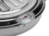 304 Stainless Steel Deep Fryer Pot Temperature Control Multifunctional Oil Saving Thickened with Lid V1294-YM0901-3118250006311