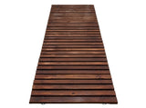 Gardeon 8FT Wooden Garden Pathway Roll-Out Straight Walkway Outdoor Backyard Charcoal Brown GD-PW-8FT-CC