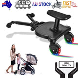 Baby Jogger Glider Board 2 in 1 Kid Stroller Board with Dismountable Seat AU Luminous wheel V201-BABY0001RB8AU