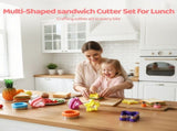 41PCS Sandwich Cutter Set for Lunch, with Animal Fruit Forks V1192-AZ-W-18348