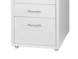 Levede 5 Drawer Office Cabinet Drawers White HO0575-5-WH