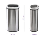 70L Stainless Steel Motion Sensor Rubbish Bin V196-SB70