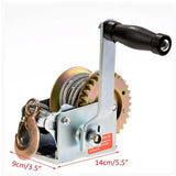 1200lb Manual Hand Winch Steel Wire - Boat Jet Ski Marine Trailer Crank 500KG V238-SUPDZ-40031296356432