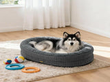 Pawz Orthopedic Plush Dog Bed Soft Washable Pet Bed Grey Cosy Cushion XXXL Size PT1354-XXXL-GY-AU