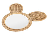 Hanging Mirror High Definition Rattan Mirror Wall Decorative Makeup Mirror for Bathroom Hotel V1294-YM0715-3115210268711