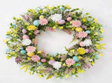 Easter Wreath for Front Door Decorations, Easter Egg Door Wreath Decorations, Spring Wreaths with V1258-DP02-WO-516