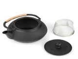 800ml Japanese Style Cast Iron Kettle Teapot Removable Infuser Strainer Tea Pot V1294-YM0722-JY03938