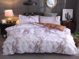 Bianco Marble Copper Luxe Quilt / Doona / Duvet Cover set V745-AQ08098S3