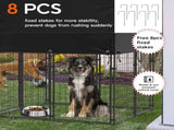 Outdoor Dog Kennel XS Pet Cage with Roof & Cover 127x120x134cm V178-66732