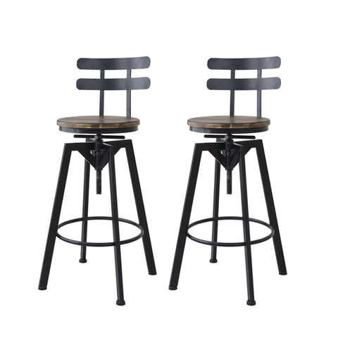 Levede 1x Bar Stool Industrial Adjustable BR1058-1