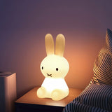 Cute 3D Night Light Anime Cartoon Bunny Eye Protection Rechargeable Desk Lamp Bedroom Children V1369-AZ3-W-04164