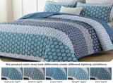 Classic Hydrangea Soft Quilted 3 Pc Bedspread & Pillow Cover Set V745-AC080501Q13U